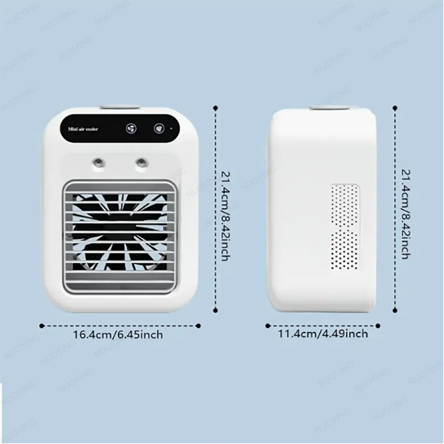 Ventilateur Brumisateur de Bureau | Mini Humidificateur | Refroidissement Portable | Intérieur