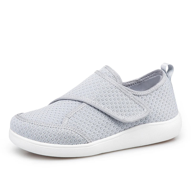 Ortholeg | Elderly Diabetic Open Shoes | Wide Swollen Feet | Adjustable