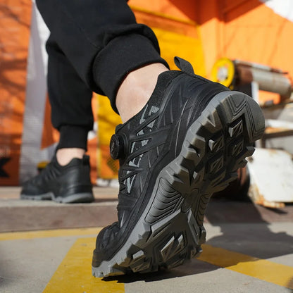 Schokabsorberende veiligheidstrainers met draaiknop