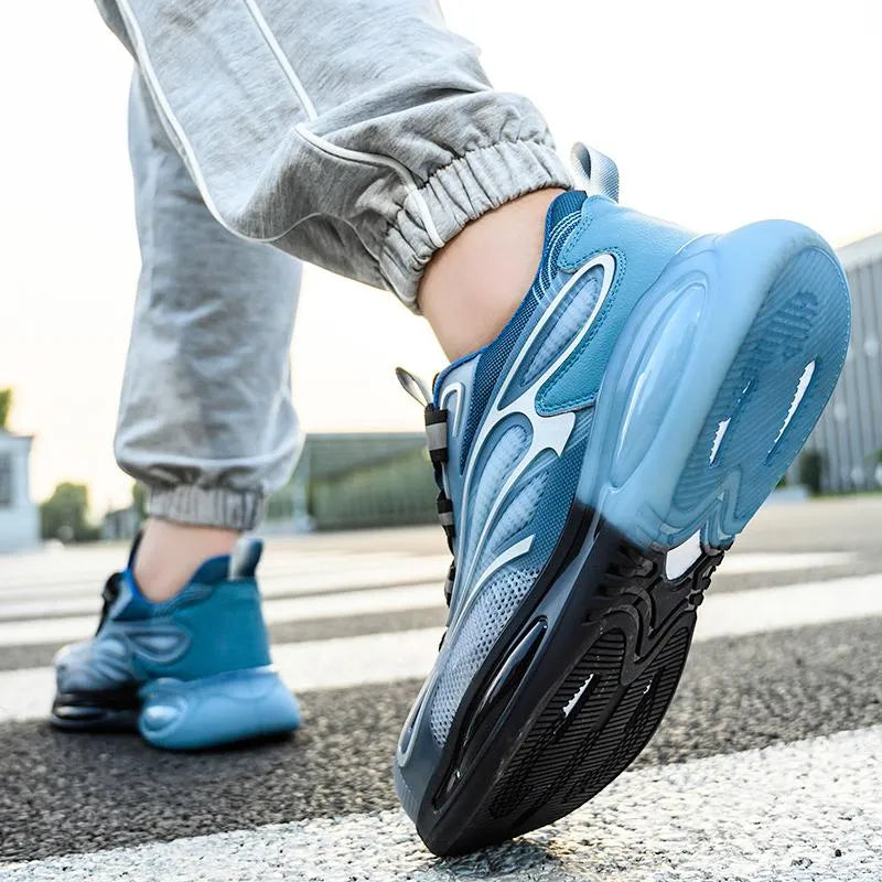 Ademende en schokabsorberende veiligheidsschoenen