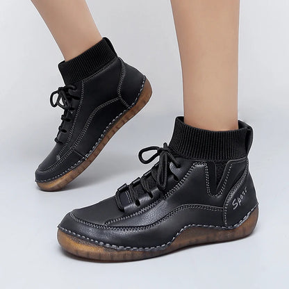 Casual Wandelschoenen, Platform Flats, Lichtgewicht & Ademend