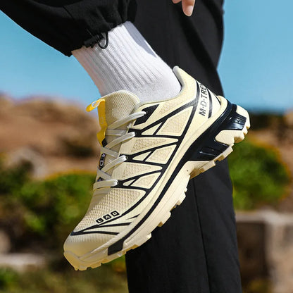 Men's Trail Running Shoes | Breathable Lightweight Sports Trainers | Walking Hiking Outdoor