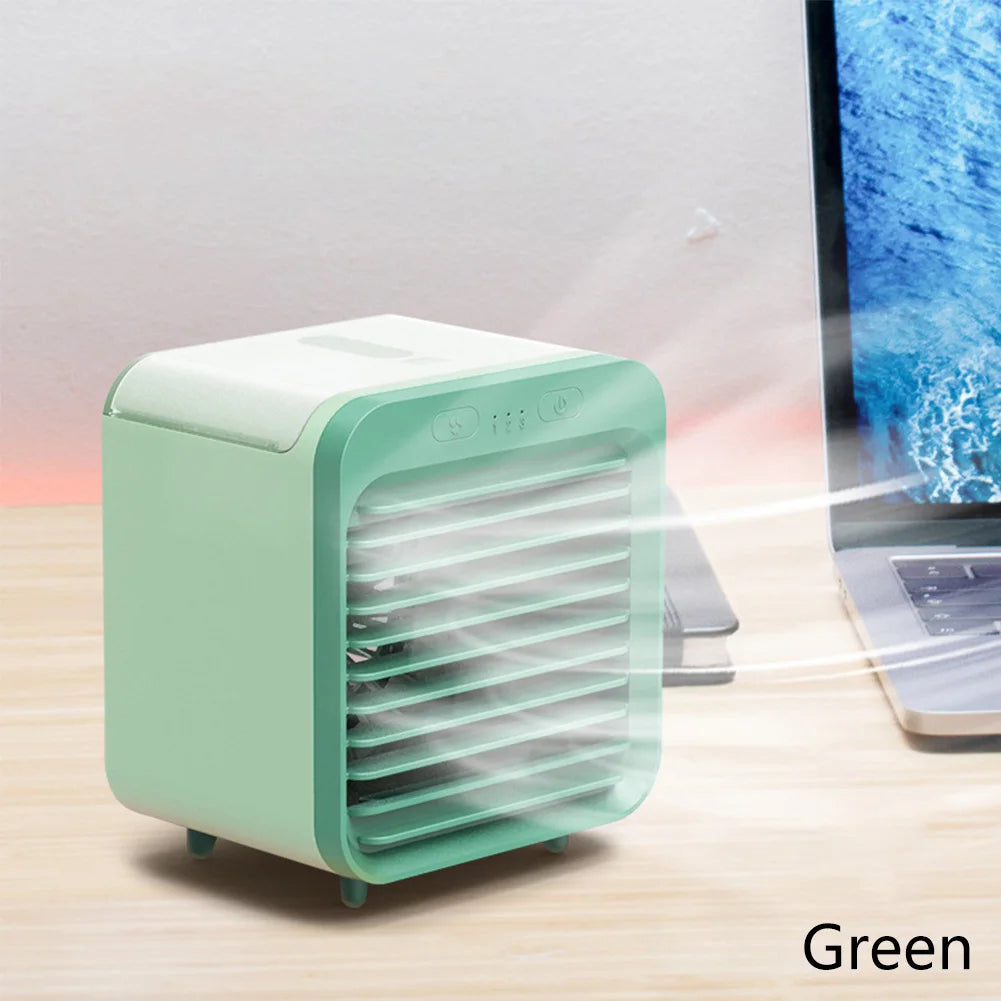 Mini Climatiseur Portable USB 3 Vitesses | Ventilateur Refroidisseur | Bureau Maison Camping