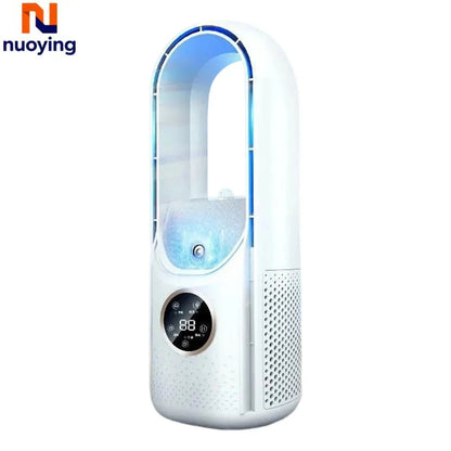 Ventilateur sans Lame 6 Vitesses | USB | Minuterie | Humidificateur | Silencieux Portable