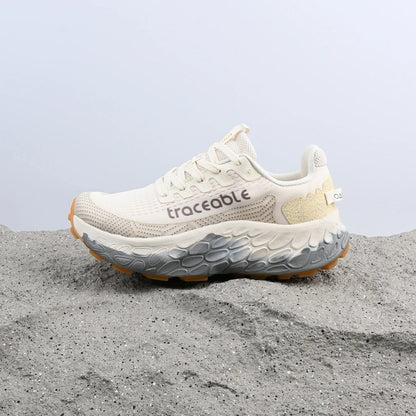 Shock-Absorbing Breathable Carbon Plate Trainers
