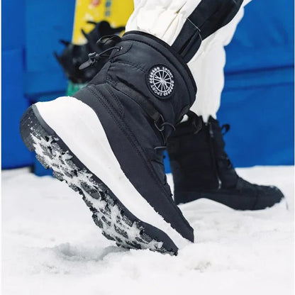 Heren Waterdichte Winter Sneeuwlaarzen Warm Pluche Anti-Slip – Ortholeg™