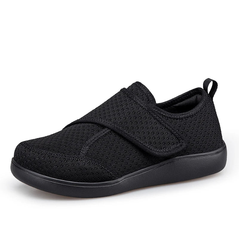 Ortholeg | Elderly Diabetic Open Shoes | Wide Swollen Feet | Adjustable