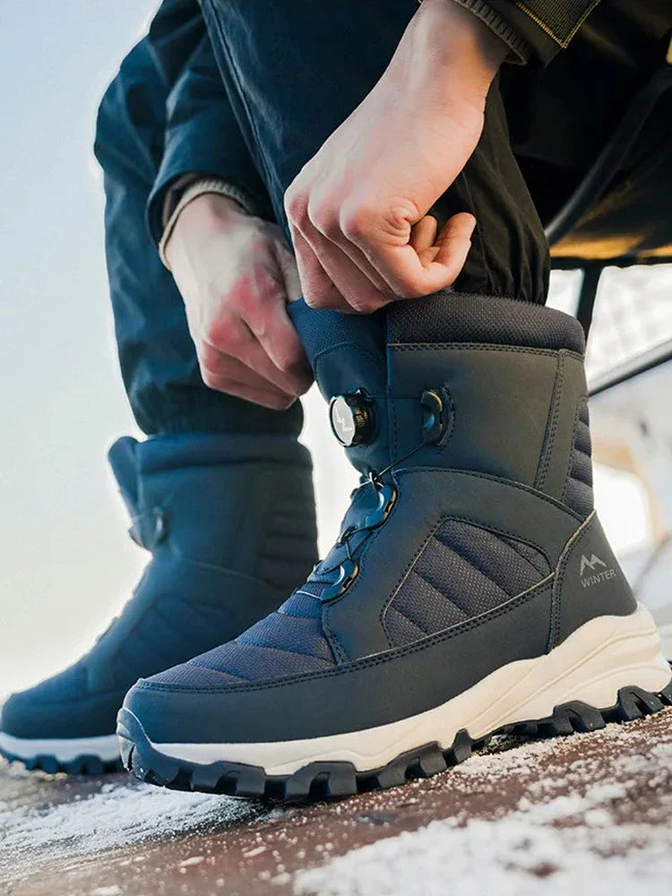 Ortholeg™ Heren Waterdichte Winter Sneeuwlaarzen – Warm & Anti-Slip