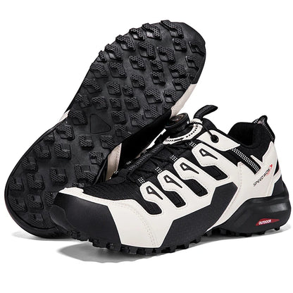 Men's Tactical Hiking Shoes | Rotating Buckle | Wear-Resistant Trail Trekking Outdoor Trainers