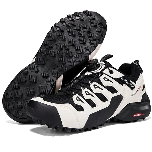 Men's Tactical Hiking Shoes | Rotating Buckle | Wear-Resistant Trail Trekking Outdoor Trainers