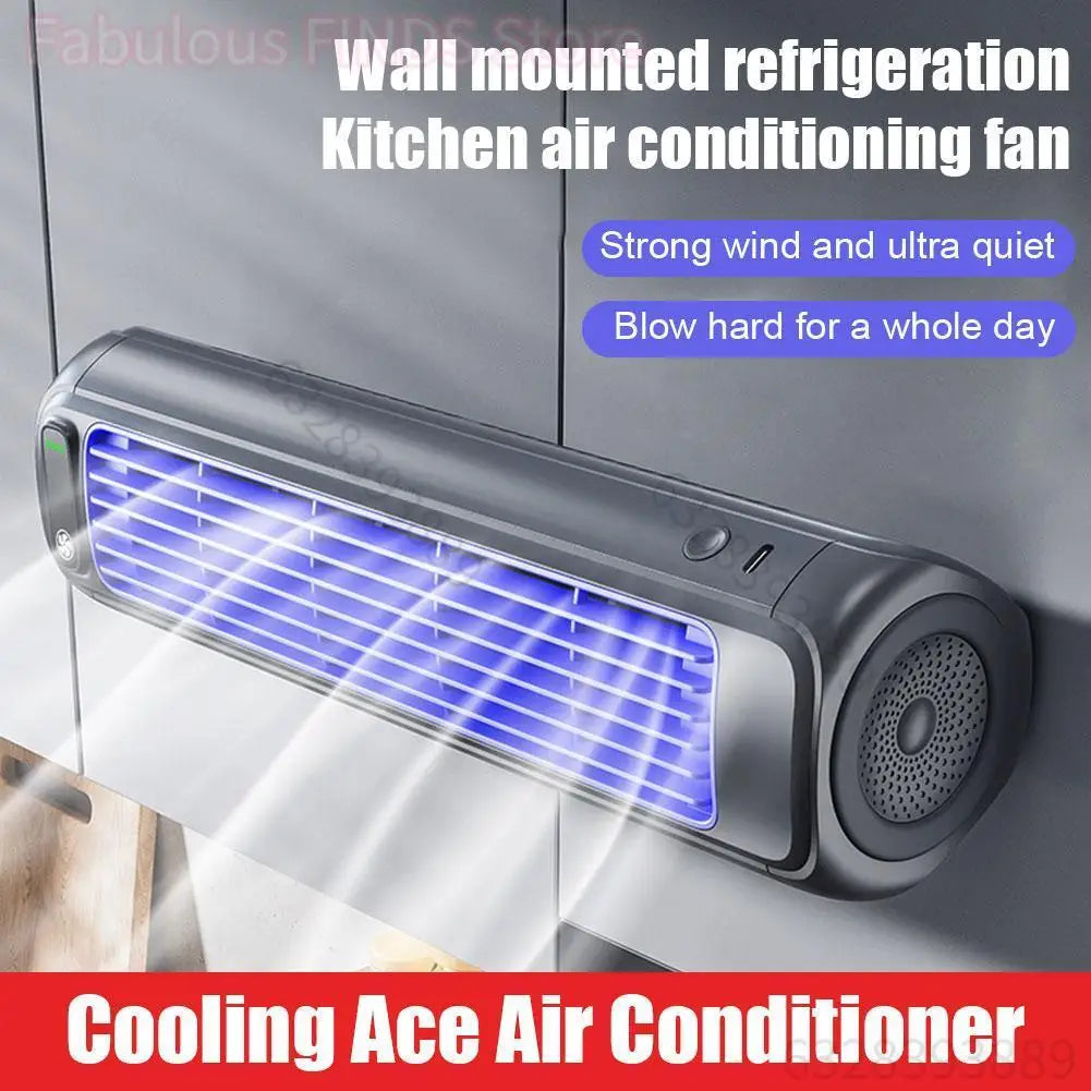 Ventilateur Mural Portable 3 Vitesses | Refroidissement Silencieux | Cuisine Chambre Bureau