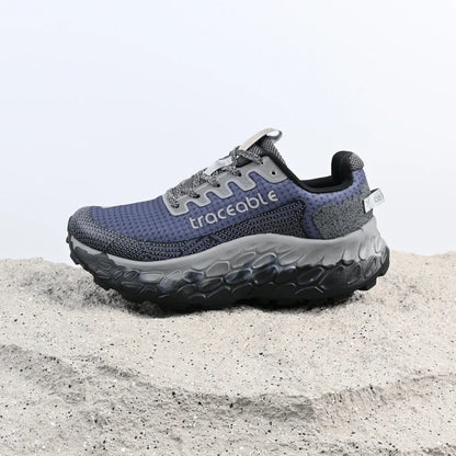Shock-Absorbing Breathable Carbon Plate Trainers