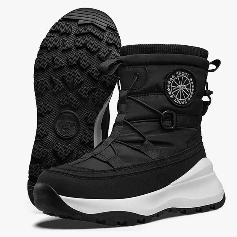 Heren Waterdichte Winter Sneeuwlaarzen Warm Pluche Anti-Slip – Ortholeg™