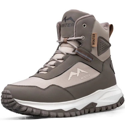 Men’s Winter Snow Boots – Waterproof High-Top Warm Non-Slip