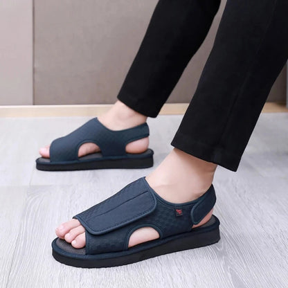 Ortholeg | Diabetic Walking Sandals | Wide Fit | Hook & Loop | Unisex