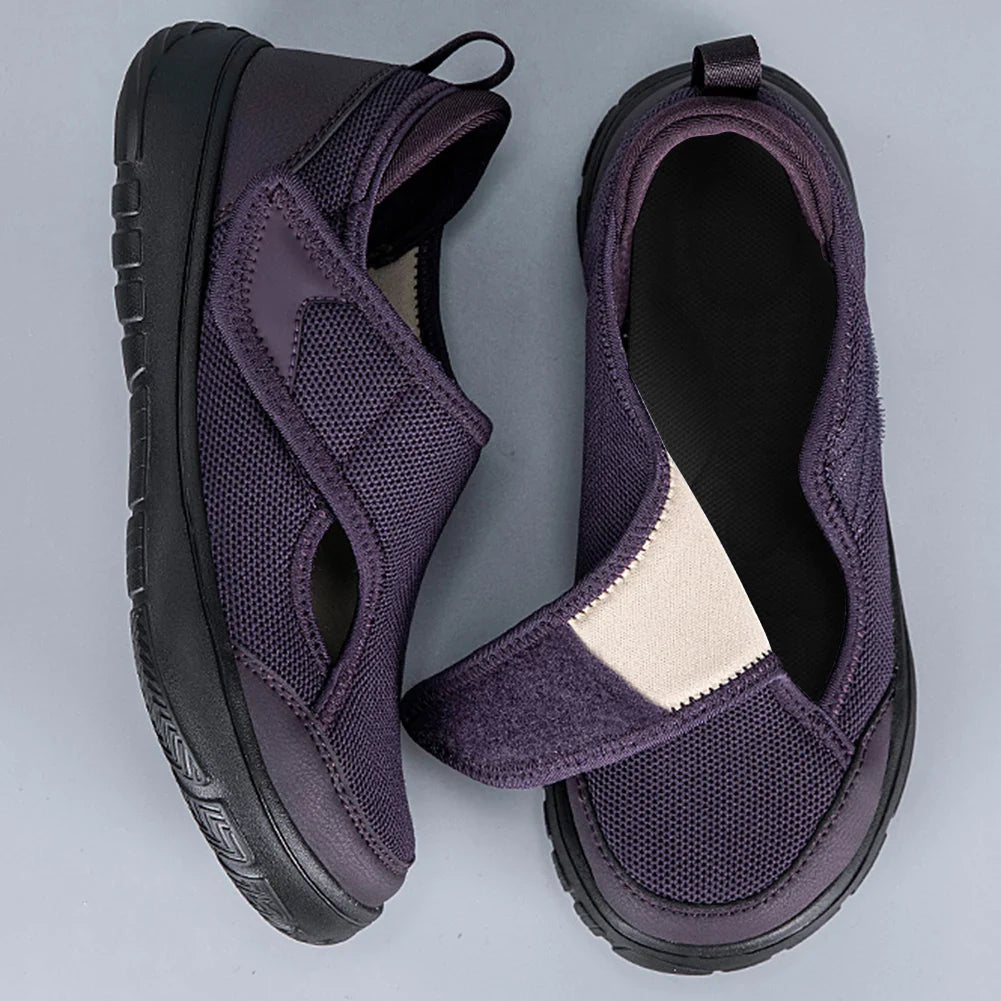 Instap orthopedische diabetische schoenen voor brede, gezwollen voeten - Unisex