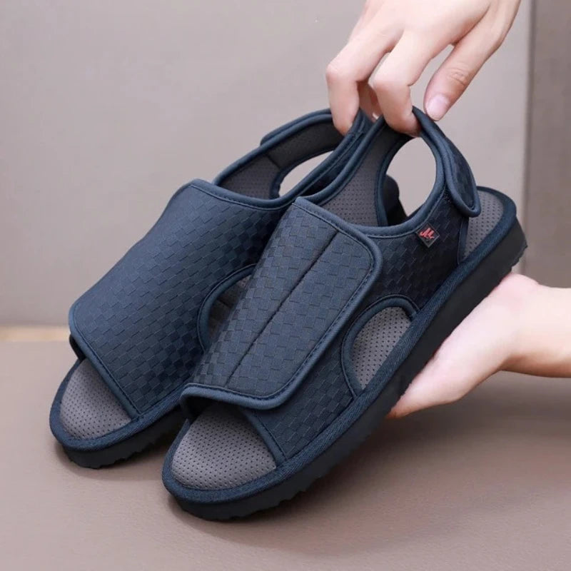 Ortholeg | Diabetic Walking Sandals | Wide Fit | Hook & Loop | Unisex