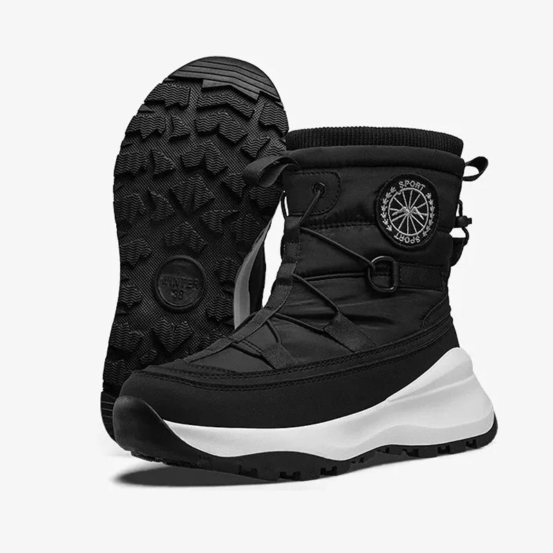 Heren Waterdichte Winter Sneeuwlaarzen Warm Pluche Anti-Slip – Ortholeg™