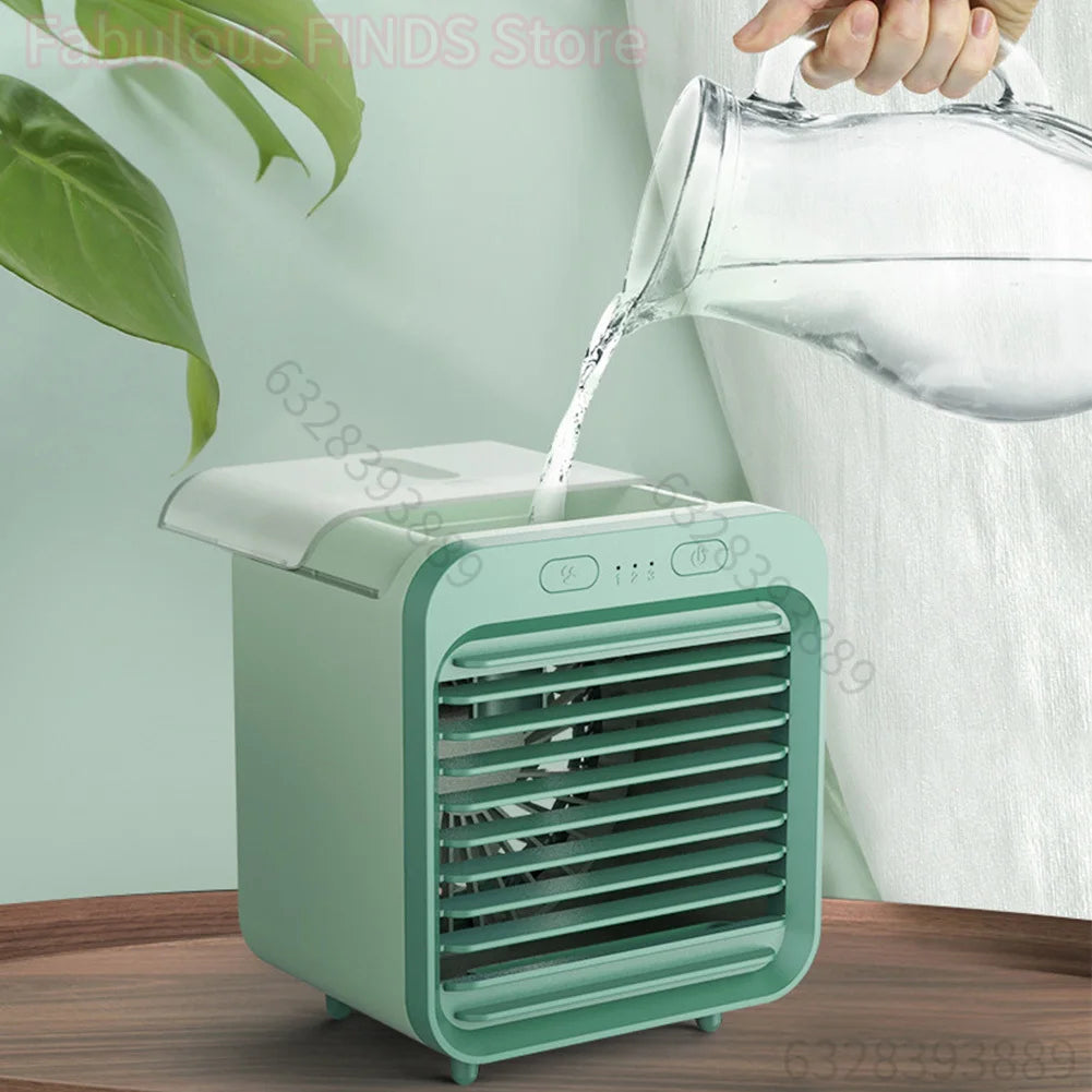 Mini Climatiseur Portable USB 3 Vitesses | Ventilateur Refroidisseur | Bureau Maison Camping