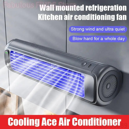 Ventilateur Mural Compact 3 Vitesses | Refroidissement Silencieux | Portable | Cuisine Chambre