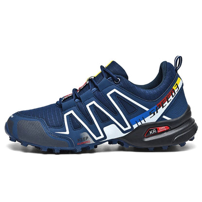 Men's Trail Hiking Shoes | Aggressive Grip Outdoor Trainers | Walking Trekking Running