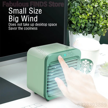 Mini Climatiseur Portable USB 3 Vitesses | Ventilateur Refroidisseur | Bureau Maison Camping