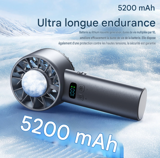 Ventilateur Portable Rechargeable 5200mAh