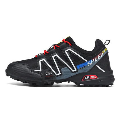 Men's Trail Hiking Shoes | Aggressive Grip Outdoor Trainers | Walking Trekking Running
