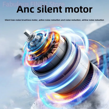Ventilateur Portable Rechargeable 5200mAh | Affichage LED | USB | Refroidissement Rapide