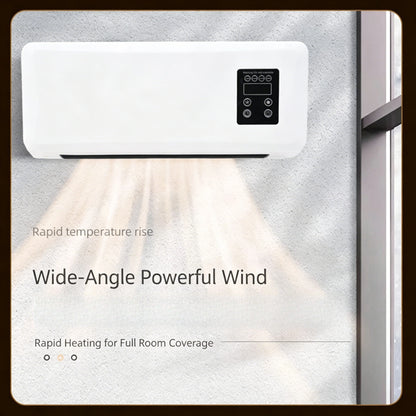 Ventilateur Mural Chaud et Froid 2-en-1 | Climatiseur Portable | Salle de Bain Chambre Salon