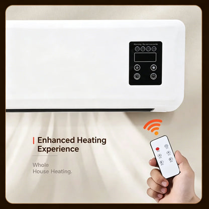Ventilateur Mural Chaud et Froid 2-en-1 | Climatiseur Portable | Salle de Bain Chambre Salon