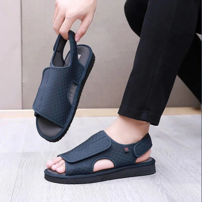 Ortholeg | Diabetic Walking Sandals | Wide Fit | Hook & Loop | Unisex