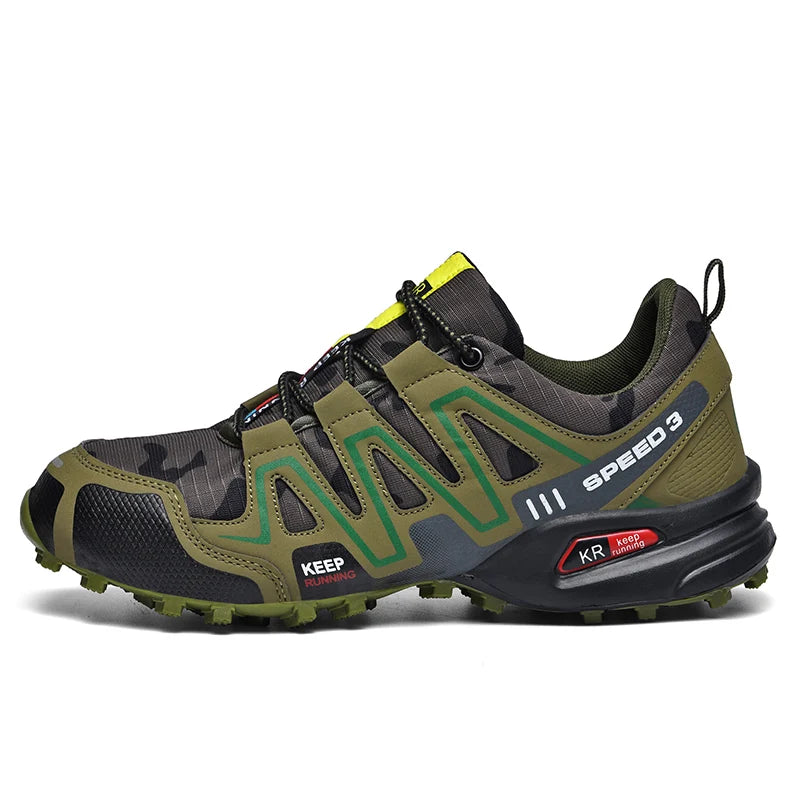 Men's Trail Hiking Shoes | Aggressive Grip Outdoor Trainers | Walking Trekking Running