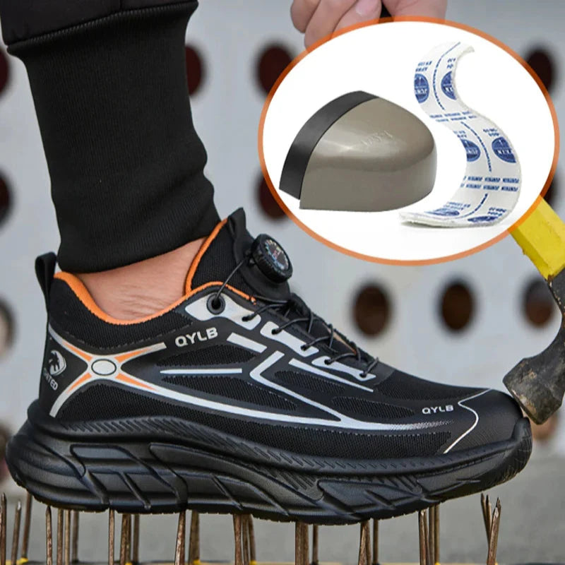 Ultra-bestendige veiligheidstrainers met draaiknop