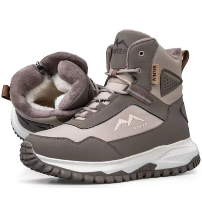Men’s Winter Snow Boots – Waterproof High-Top Warm Non-Slip