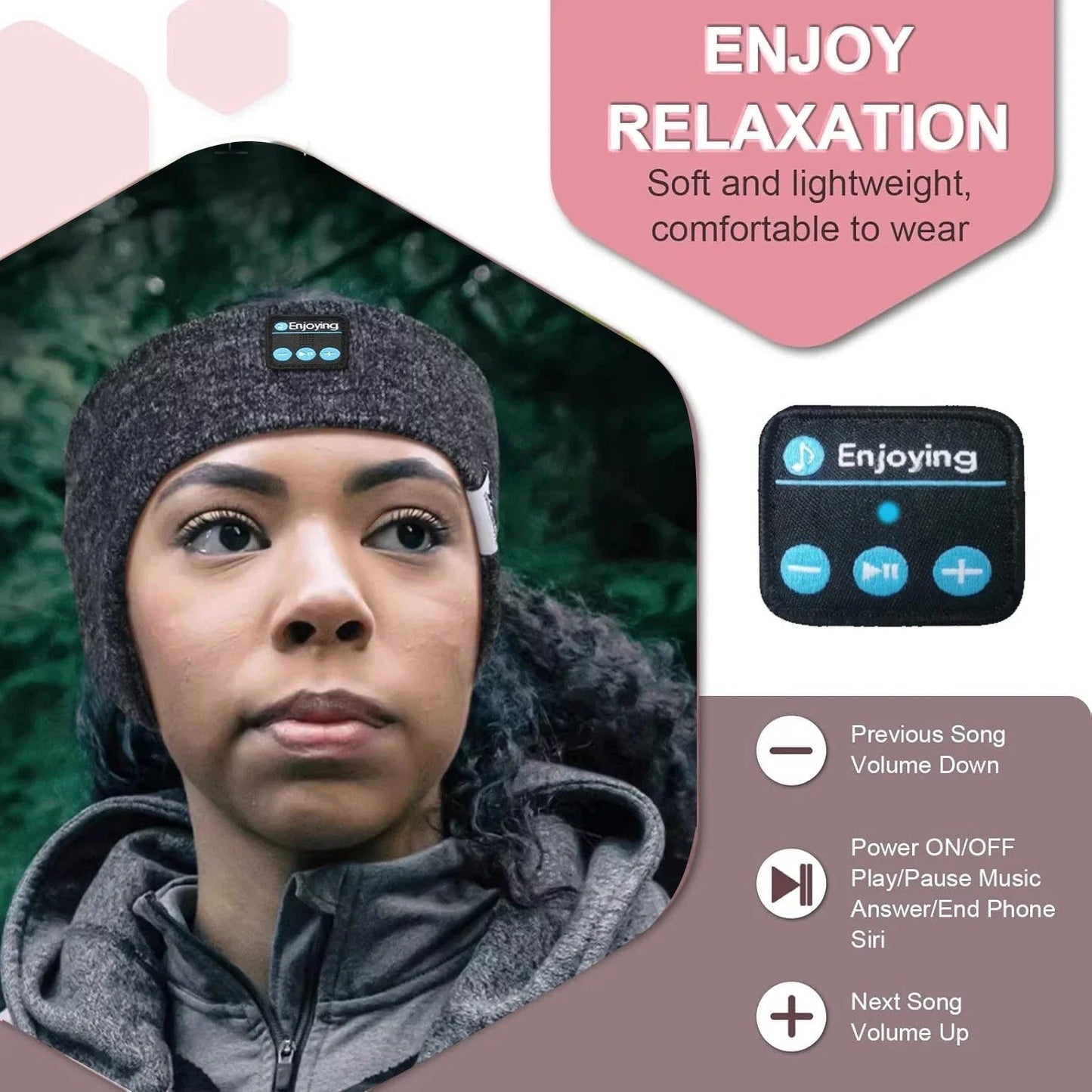 Sleep Better Tonight – Bluetooth Sleep Headband & Wireless Mask
