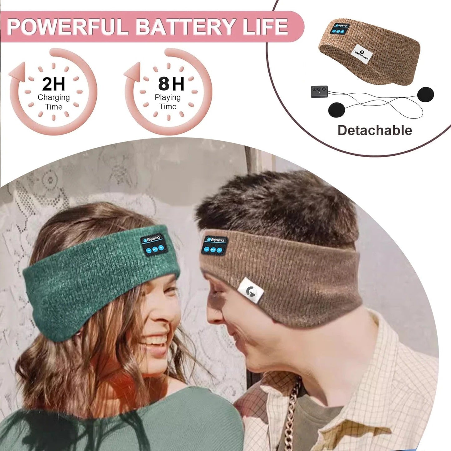 Sleep Better Tonight – Bluetooth Sleep Headband & Wireless Mask