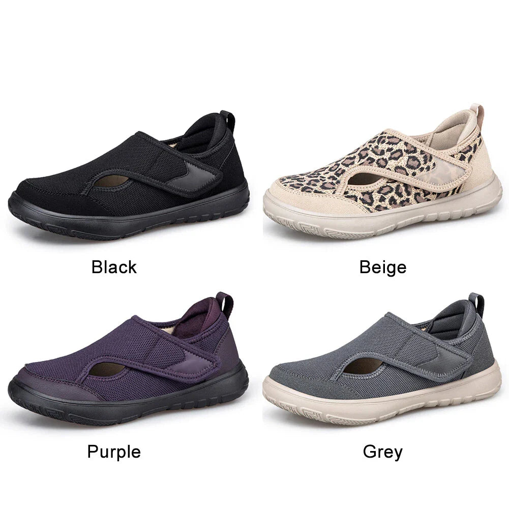 Instap orthopedische diabetische schoenen voor brede, gezwollen voeten - Unisex